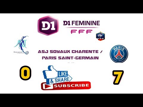 Football Féminin Français: Paris Saint Germain s ASJ Soyaux 7-0