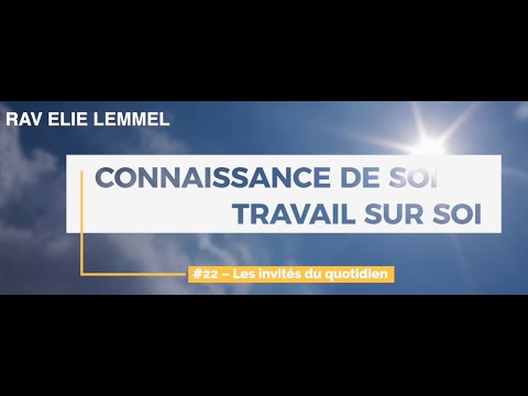 Travail sur soi : #22 – Les invités du quotidien