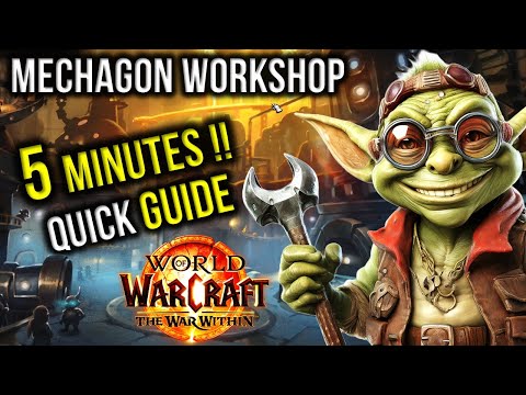 Operation: Mechagon Workshop Guide (Mythic Plus) in 5 Minutes! Season 2 WOW The War Within Dungeon