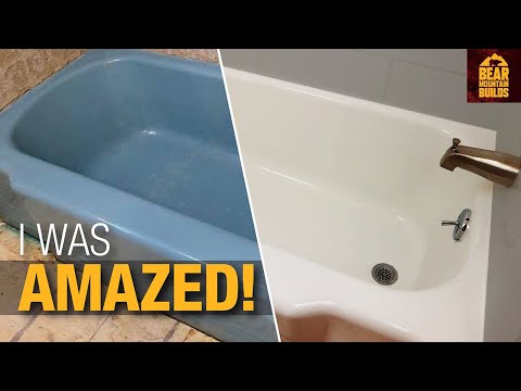 Super simple how to paint a bathtub