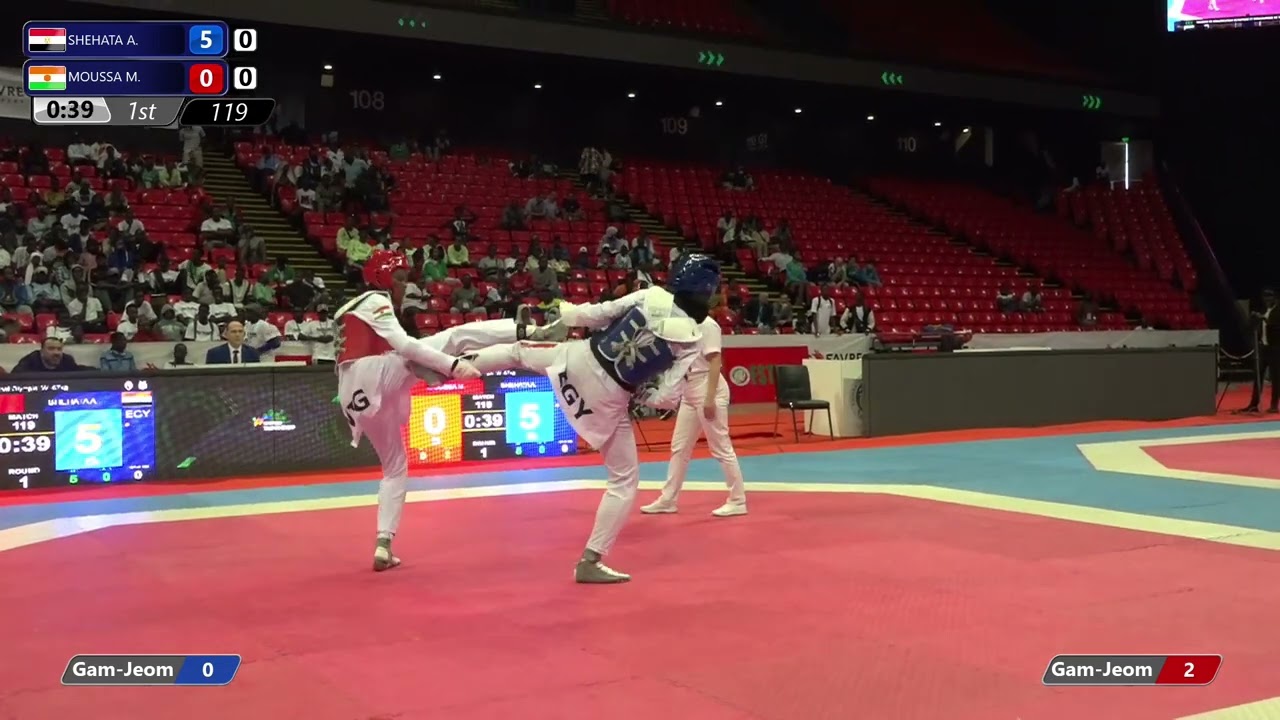 119 Semi final W 67kg EGY SHEHATA AYA NIG MOUSSA M | African Qualification Tournaments