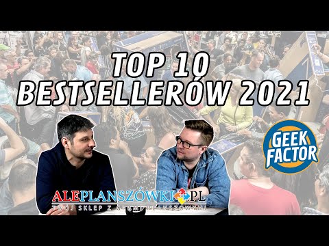 TOP 10 PLANSZOWYCH BESTSELLERÓW 2021 wg AlePlanszowki.pl