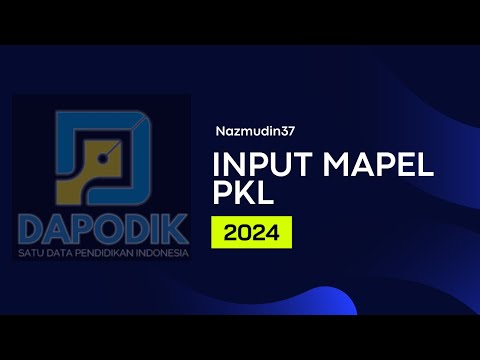 Input Mapel PKL di Dapodik