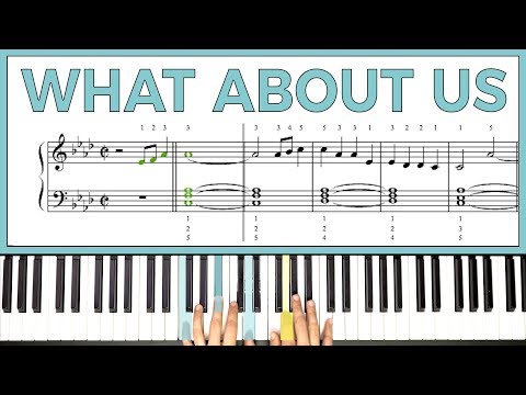 How to play 'What About Us' by P!nk on the piano -- Playground Sessions