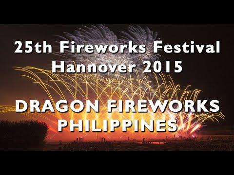 Int. Fireworks Festival Hannover 2015: Dragon Fireworks - Philippines - Philippinen - Feuerwerk