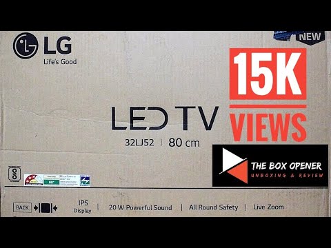 Unboxing Of 32" LG 32LJ523D HD Ready IPS LED TV