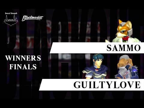 Sammo (Fox) vs GuiltyLove (Marth) - BLACKOUT 1 SSBM - Winners Finals