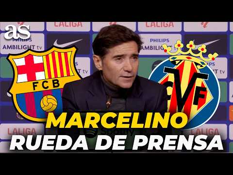 MARCELINO, RUEDA DE PRENSA completa hoy tras el FC BARCELONA 4 - VILLARREAL 1 | LALIGA
