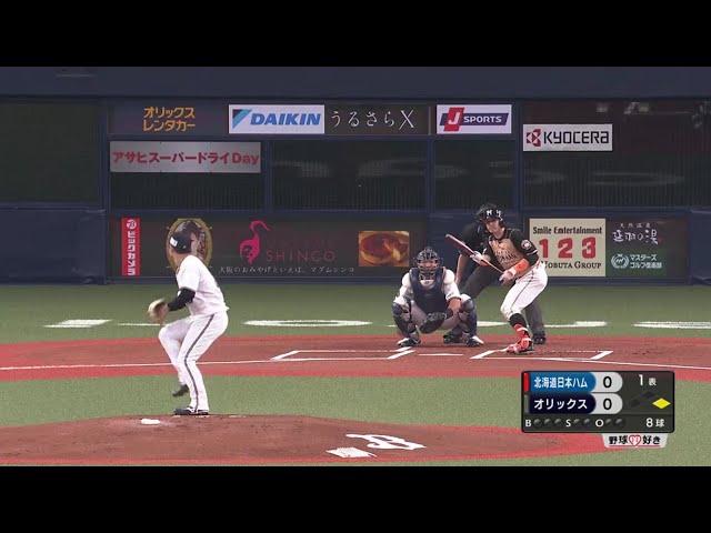 【1回表】初回から魅せる!! ファイターズ・杉谷 バスター打法で先制に成功!! 2020/11/6 B-F
