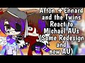 Afton Ennard And The Twins React To Michael AUs Ordinary Life Song Read DESK