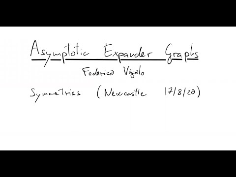 Federico Vigolo - Asymptotic expander graphs