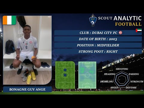 BONAGNE GUY ANGE (SKILLS) (MIDFIELDER - DUBAI CITY FC UAE)
