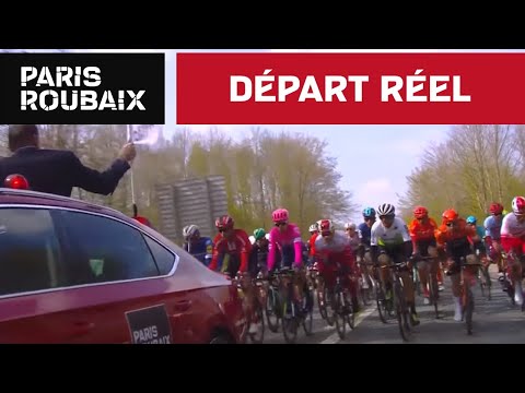 Départ réel / Real start  - Paris-Roubaix 2019