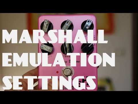 Joyo British Sound - Marshall Tone Emulation & OD pedal settings test review + Ts9