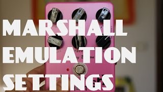 Joyo British Sound - Marshall Tone Emulation & OD pedal settings test review + Ts9
