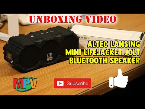 UNBOXING - Altec Lansing Mini Lifejacket Jolt Bluetooth Speaker
