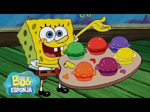 Bob Esponja | Los momentos más icónicos de la Cangreburger | Bob Esponja en Español