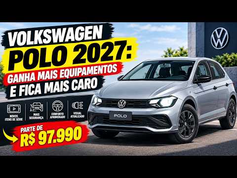 VW Polo 2027 Track ficou mais equipado e caro, confira o que mudou