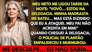Meu neto me ligou da delegacia… a madrasta bateu nele e meu filho não acreditou  Então eu…