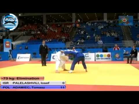European Judo Championship Chelyabinsk 2012 -73kg PALELASHVILI (ISR)-ADAMIEC (POL)