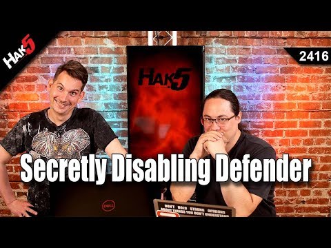 Disabling Defender With Viss Episode 1 - Hak5 2416