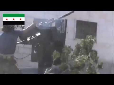 التصدي للطيران الحربي من قبل حركة الإنقاذ والتحرير في بطيش في محافظة حماة