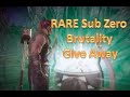 RARE Sub Zero BRUTALITY Krypt Event 37 MK11 Kronika Gold Vault Chest Special Kombat League Gear