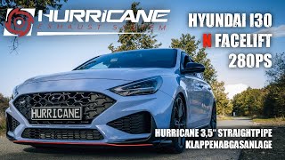 Video: Hurricane V2 Ø89mm Klappenanlage ab OPF Hyundai I30N Performance Fastback Facelift (280PS)