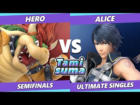 TAMISUMA 161 SSBU - Hero (Bowser) Vs. Alice (Chrom) Smash Ultimate Semifinals