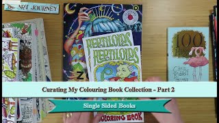 Colouring Book Collection - Konmari - Only Keeping What I Love - Adult Coloring Destash Part 2