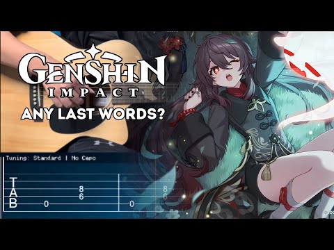 Hutao Theme Music - Let The Living Beware (Genshin Impact) | Fingerstyle Guitar + TAB