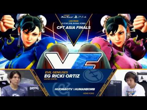 SFV: Ricki Ortiz was Humanbomb CPT Asia Finals Top 16 - Capcom ProTour 2016