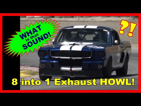 A 1965 Mustang, 347 with an 8 into 1 Header