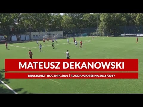 Mateusz Dekanowski (MKS Polonia Warszawa) | Bramkarz | Rocznik 2001 | Runda wiosenna 2016/2017