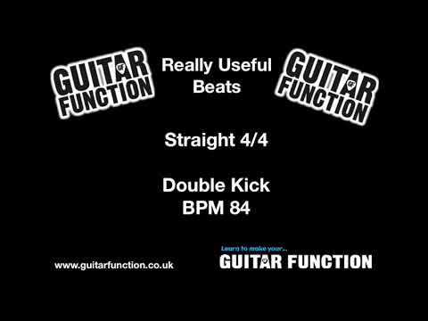 GF RUB 4/4 Double kick 1 bpm 84 slow