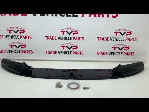 Fits BMW 5 Series F10 F11 2010-2016 Front Lip Splitter Spoiler M Performance Style Gloss Black video