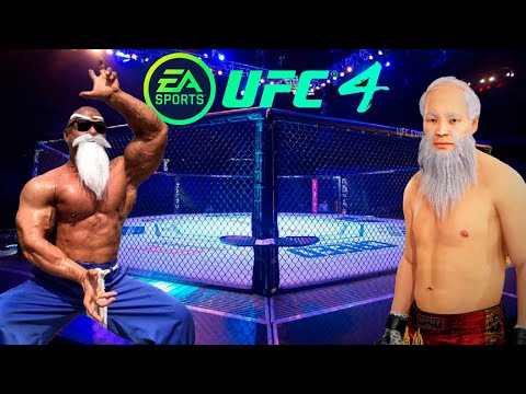 UFC4 Old Bruce Lee vs Kame Sennin EA Sports UFC 4