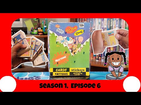 Opening a sealed box of 1993 Topps Nickelodeon Trading Cards! - S1E6