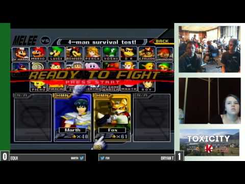 Toxicity 2016 Melee - Equi (Marth) vs Bryan T (Fox) - Pool 7