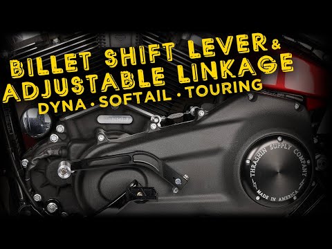 Thrashin Supply Billet Shift Levers & Adjustable Linkages For Harley-Davidson