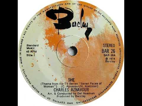 UK New Entry 1974 (130) Charles Aznavour - She