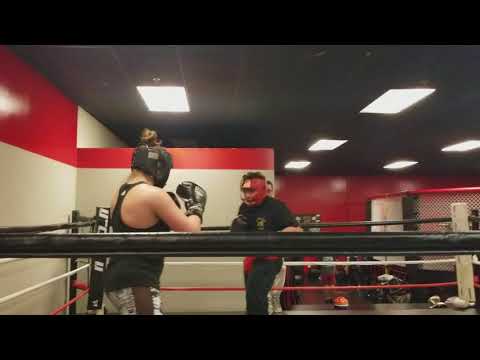 Laurynn "Iron Butterfly" Garcia vs Hidden City Boxing Gym Rnd 3