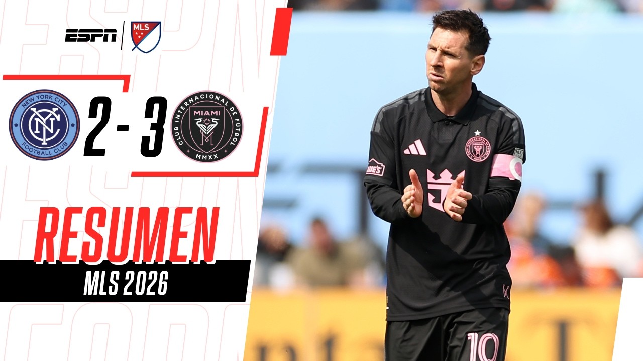 MESSI DE TIRO LIBRE APORTÓ EN EL TRIUNFAZO DEL INTER MIAMI | New York 2-3 Inter Miami | RESUMEN