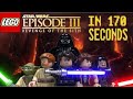 Star Wars Revenge Of The Sith In 170 Seconds Lego Stopmotion