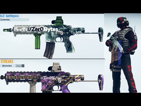 ALL Y5S3 Skins and uniforms - new rainbow six siege season - operation shadow legacy