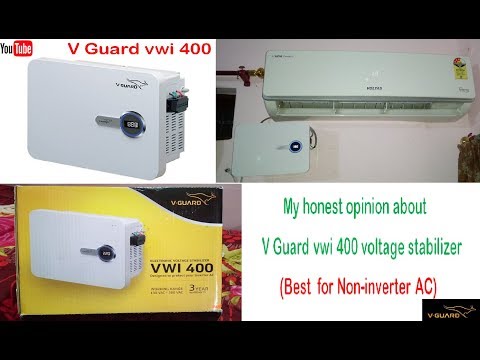 V guard vwi 400 voltage stabilizer for 1.5 tonne ac (inverte...