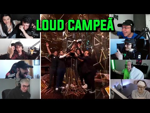 REAÇÃO DO MUNDO A VITÓRIA DA LOUD NO CHAMPIONS 2022