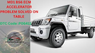Download the video "MD1 BS6 ECM ACCELERATOR PROBLEM SOLVED ON TABLE .#DTC CODE:P06411#automobile #repairing #youtube"