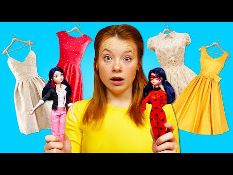 Spielspaß mit Barbie, Ladybug und Irene - 2 Folgen am Stück - Puppen Video für Kinder