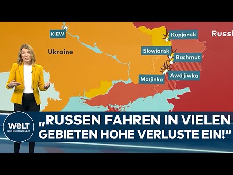 PUTINS KRIEG: "Russen fahren in vielen Gebieten hohe Verluste ein!" Heftige Kämpfe an der Front